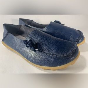 Fereshte Blue Women’s Slip-on Driving Shoes
